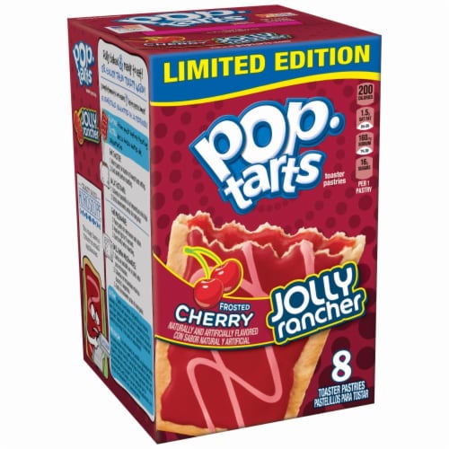 Pop-Tarts Cherry Jolly Rancher Pastries Perspective: front
