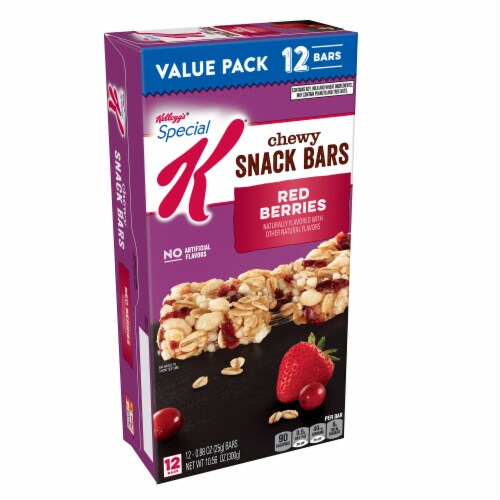 Kellogg's Special K Red Berries Chewy Snack Bars 12 Count Perspective: front