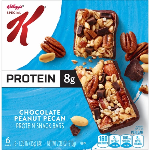 Kellogg's Special K Chocolate Peanut Pecan Protein Energy Bars Perspective: front