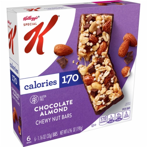 Kellogg's® Special K Chocolate Almond Chewy Nut Bars Perspective: front