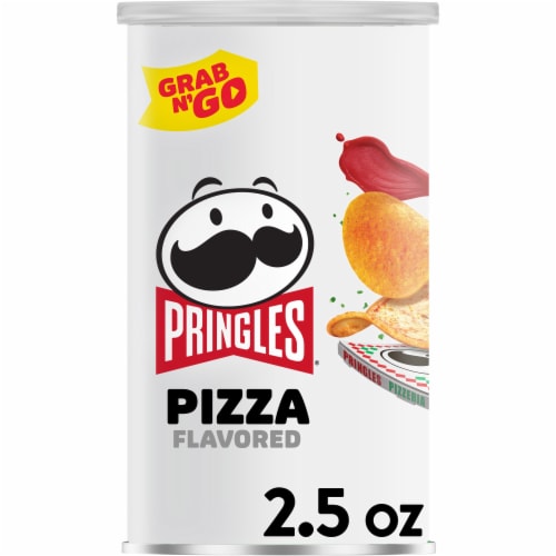 Pringles® Pizza Grab N' Go Potato Crisps Chips Perspective: front