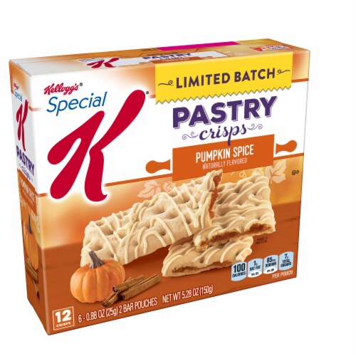 Special K Limited Batch Pumpkin Spice Pastry Chips 6 Count Perspective: front