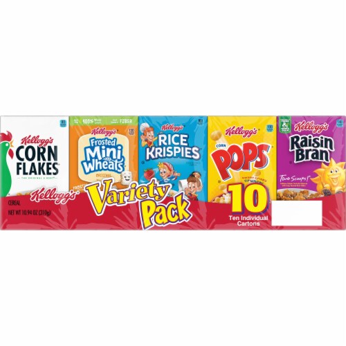 Kellogg's Breakfast Cereal Variety Pack Perspective: front