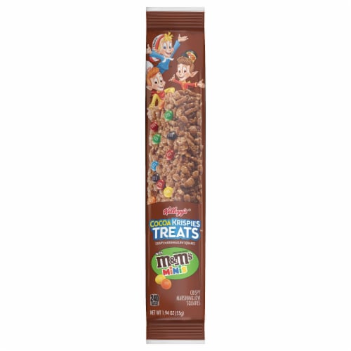Kellogg's® Rice Krispies™ with M&M Minis Marshmallow Squares Perspective: front