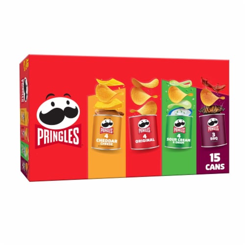 Pringles Variety Pack Potato Crisps Chips Grab and Go Snack Packs, 20.6 oz  - Fry's Food Stores