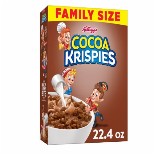 Kellogg's® Cocoa Krispies Family Size Cereal Perspective: front