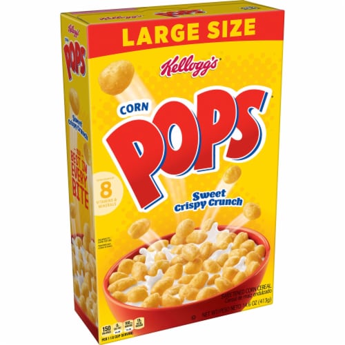 Kellogg's® Corn Pops Large Size Cereal Perspective: front