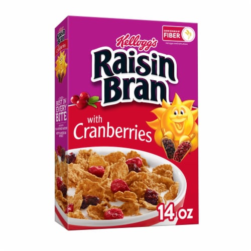 Kellogg’s Raisin Bran Original with Cranberries Cold Breakfast Cereal