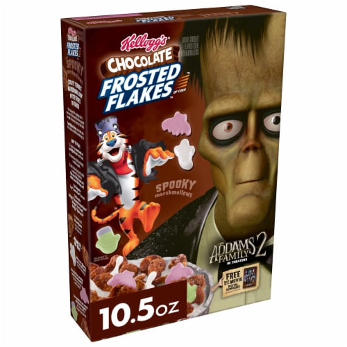 Kellogg's Frosted Flakes Breakfast Cereal Chocolate with Spooky  Marshmallows, 13.7 oz - Food 4 Less