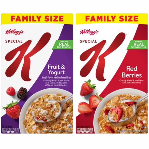 Special K Fruit & Yogurt and Red Berries Cereal Value Size, 3 ct - QFC