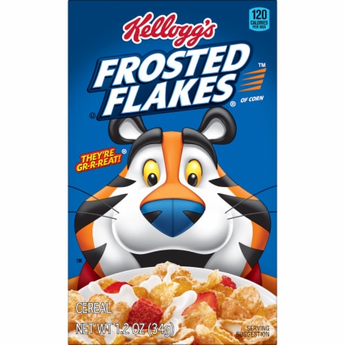 Kellogg's Frosted Flakes Original Breakfast Cereal Perspective: front