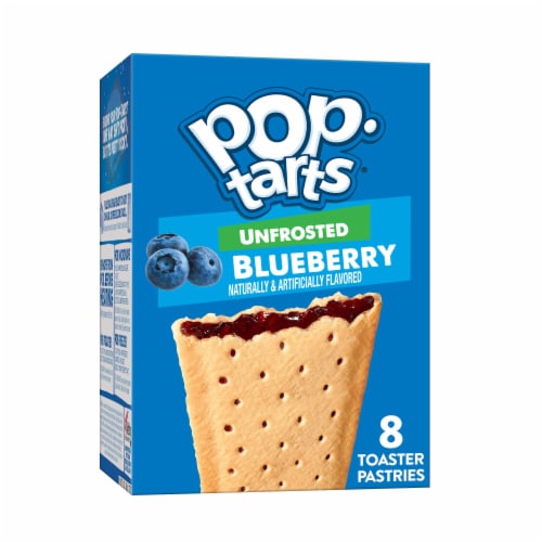 Pop-Tarts® Unfrosted Blueberry Toaster Pastries Perspective: front