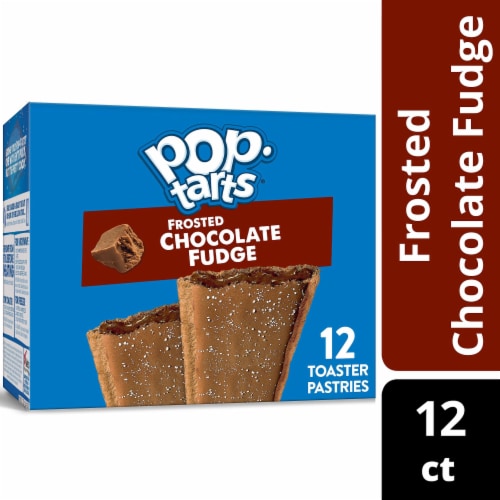 Pop-Tarts Frosted Chocolate Fudge Toaster Pastries Perspective: front