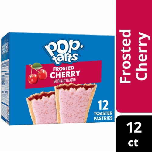 Pop-Tarts Frosted Cherry Toaster Pastries Perspective: front