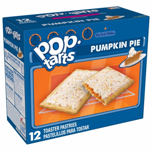 Pop-Tarts Frosted Pumpkin Pie Toaster Pastries Perspective: front