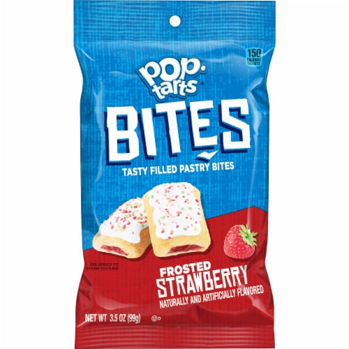 Pop-Tarts Frosted Strawberry Baked Pastry Bites Perspective: front