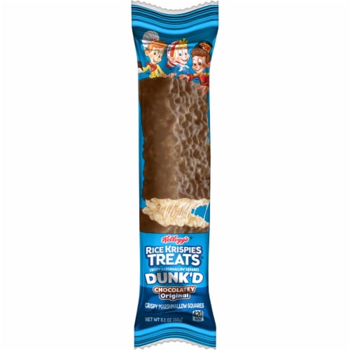 Kellogg's Rice Krispies Treats Dunk'd Chocolatey Marshmallow Treat Bars Perspective: front