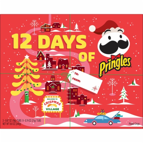Pringles Variety Pack Potato Crisps Chips Perspective: front