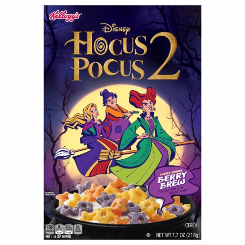 Kellogg's® Disney Hocus Pocus 2 Berry Brew Cereal Perspective: front