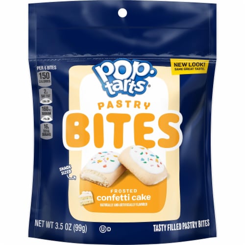 Pop-Tarts Frosted Confetti Cake Bites Perspective: front