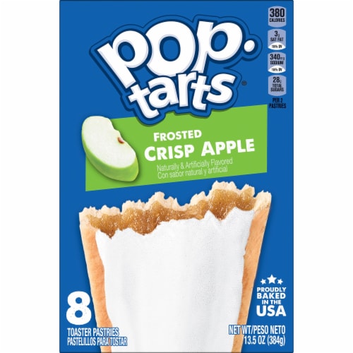 Pop-Tarts Frosted Crisp Apple Toaster Pastries Value Pack Perspective: front