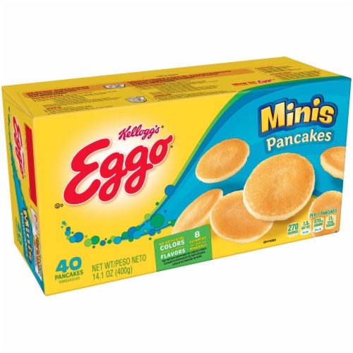 Kelloggs Eggo Buttermilk Minis Pancakes Perspective: front