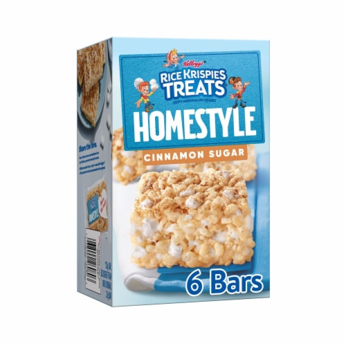 Kellogg's Rice Krispies Treats Homestyle Cinnamon Sugar Marshmallow ...