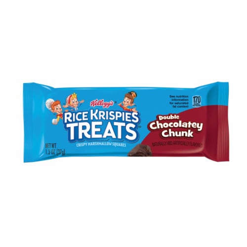 Rice Krispies Double Chocolate Chunk Treats - 1.3 oz. bar, 80 per case Perspective: front