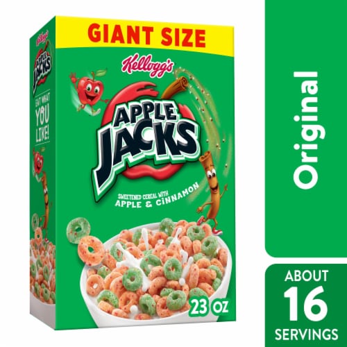 Kellogg's® Apple Jacks Original Giant Size Cereal, 23.0 oz - Fry's Food  Stores