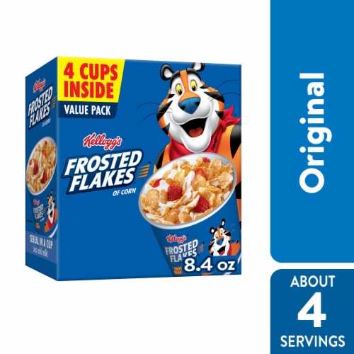 Kellogg's® Frosted Flakes Value Pack Cereal Cups, 4 ct / 2.1 oz - Kroger