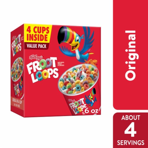 Kellogg's® Froot Loops Cereal Cups, 4 ct / 1.5 oz - Baker's