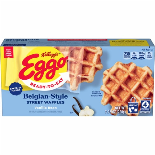 Kellogg's® Eggo® Liege Vanilla Bean Frozen BelgianStyle Street Waffles