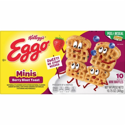 Kellogg's® Eggo® Berry Blast Toast Minis Perspective: front