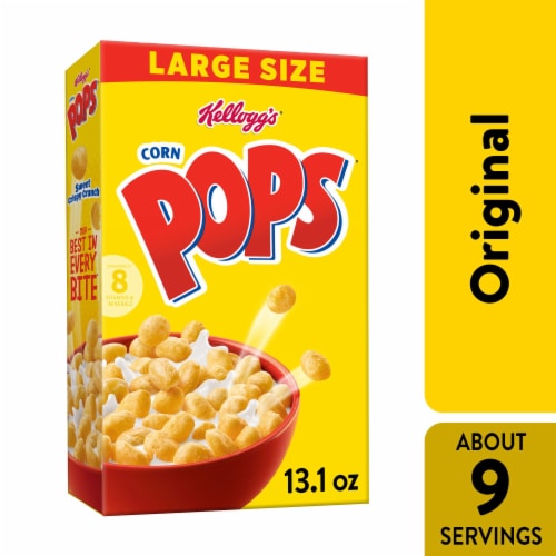 Kellogg's® Corn Pops Original Large Size Cereal Perspective: front