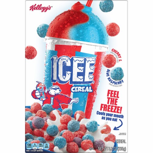 Kellogg's® Licensed Brand Cherry and Blue Raspberry Cereal Perspective: front