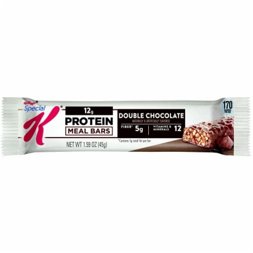 Kelloggs Special K Protein Double Chocolate Bar Snacks -- 48 per case. Perspective: front