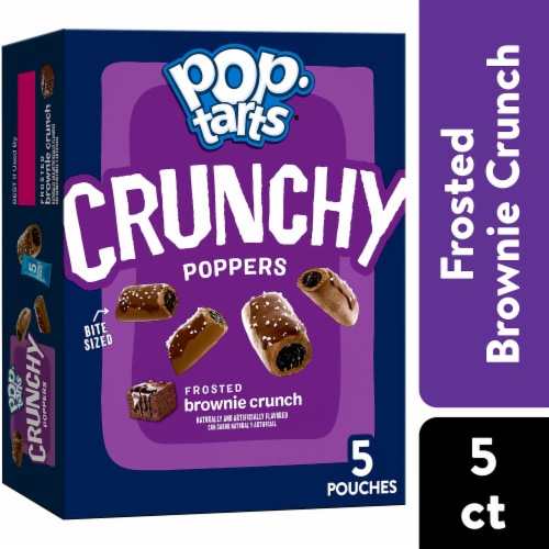 Pop-Tarts® Frosted Brownie Crunchy Poppers Perspective: front