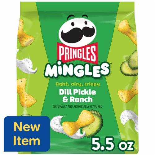 Pringles® Mingles Dill Pickle and Ranch Puffed Snacks Perspective: front