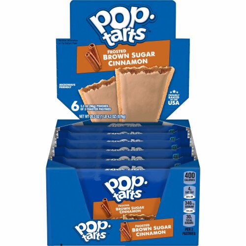 Pop-Tarts Frosted Brown Sugar Cinnamon Toaster Pastries, 12 ct