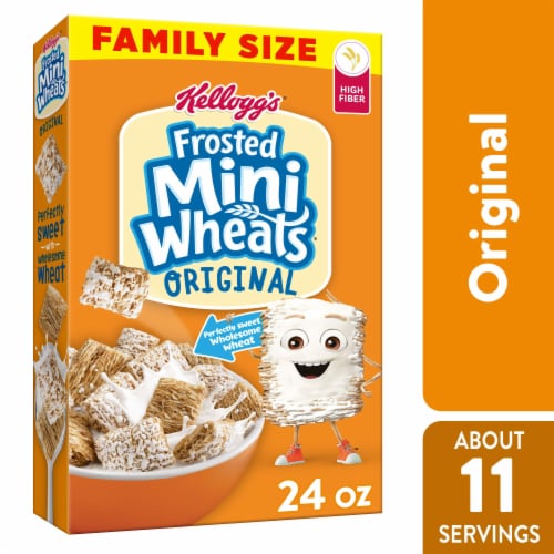 Kellogg's® Frosted Mini-Wheats Original Family Size Cereal Perspective: front