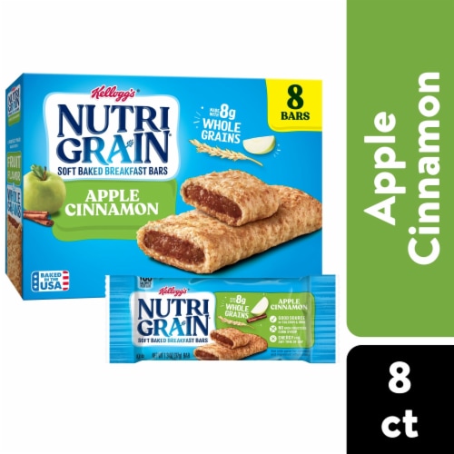 Nutri-Grain® Apple Cinnamon Breakfast Bars Perspective: front