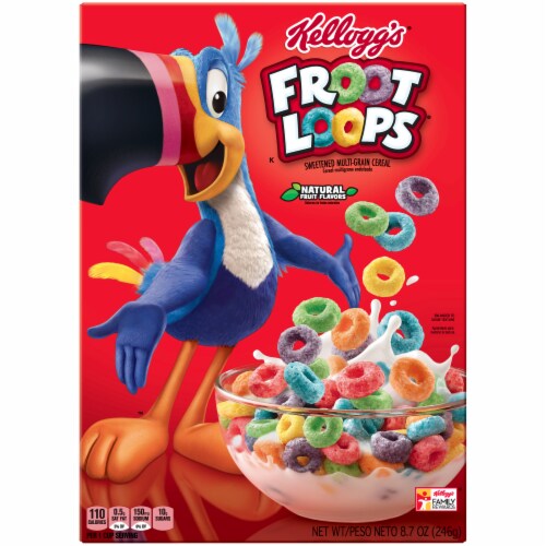 Kellogg's® Froot Loops Cereal Perspective: front