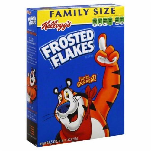 Kellogg's Frosted Flakes Cereal Perspective: front