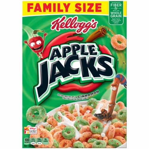 Kellogg's Apple Jacks Cereal Perspective: front