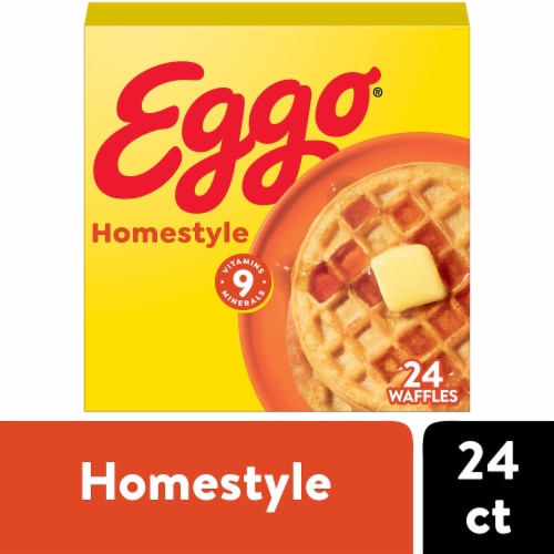 Eggo Breakfast Homestyle Frozen Waffles 24 Ct 29 6 Oz Dillons Food Stores