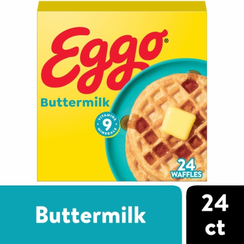 Kellogg's® Eggo® Buttermilk Family Pack Frozen Waffles Perspective: front