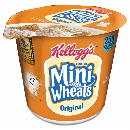 Kellogg's® Frosted Mini-Wheats Original Cereal Cups Perspective: front