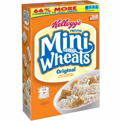 Kellogg's Frosted Mini-Wheats Original Cereal Perspective: front