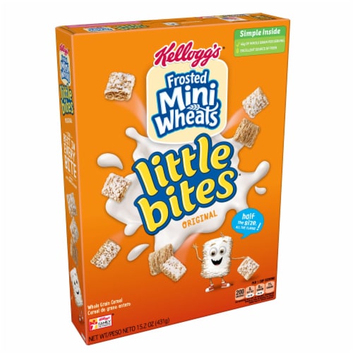 Kellogg's® Frosted Original Mini Wheats Little Bites Cereal Perspective: front