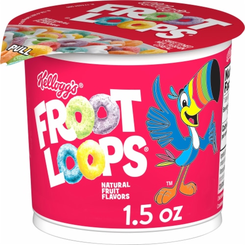 Kellogg’s Froot Loops Breakfast Cereal Cup Original